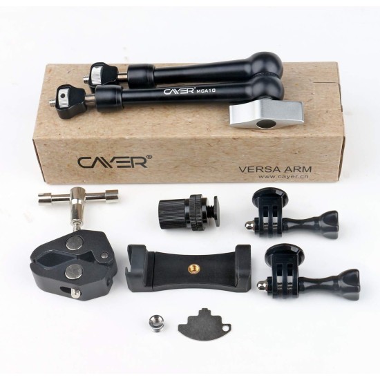 Cayer Articulating Magic Arm with Super Clamp and Phone Holder Cayer Articulating Magic Arm with Super Clamp and Phone Holder